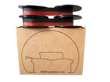 2 x Underwood Typewriter Ribbon - Double Pack - Black & Red - BSIE Typewriters thumbnail