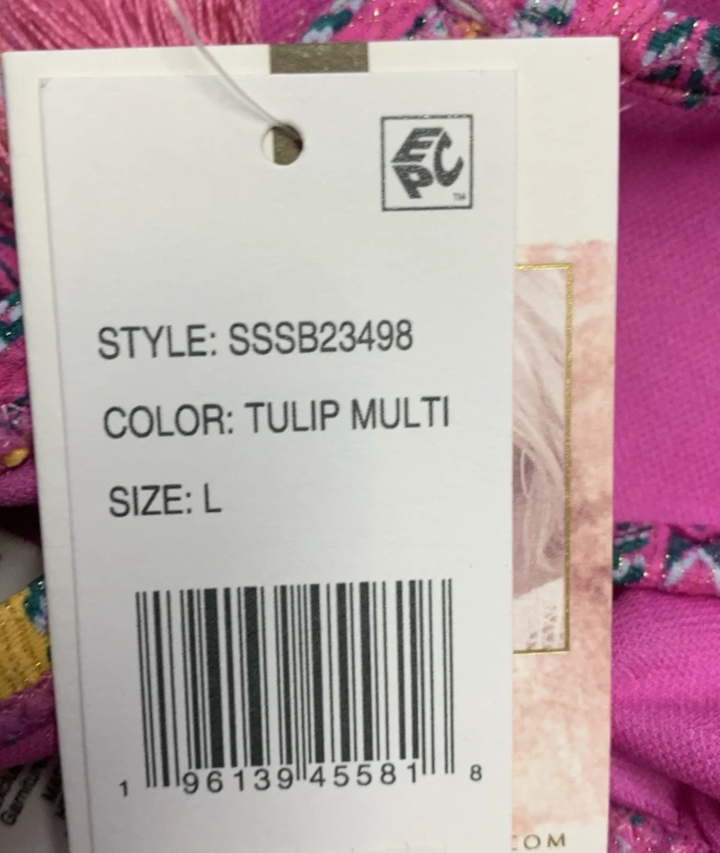 Top de Bikini Jessica Simpson Grande Brillante Recortado Tulipán NUEVO Foto 4 de 4