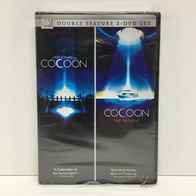 Cocoon & Cocoon 2: The Return (2 DVD) Sealed with tear in plastic