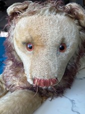 Giant 38" Steiff Leo The Lion Vintage 1960's. Absolutely Spectacular