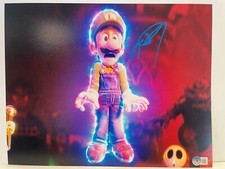 CHARLIE DAY SIGNED 11X14 PHOTO LUIGI AUTO BECKETT COA SUPER MARIO BROS