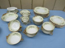 SIMPLY GORGEOUS 49 PC SET OF HAND PAINTED MEI...