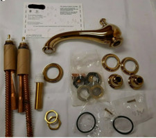 B 6711-BBLHP Classic Brilliance Brass Roman Tub Faucet Less Handles
