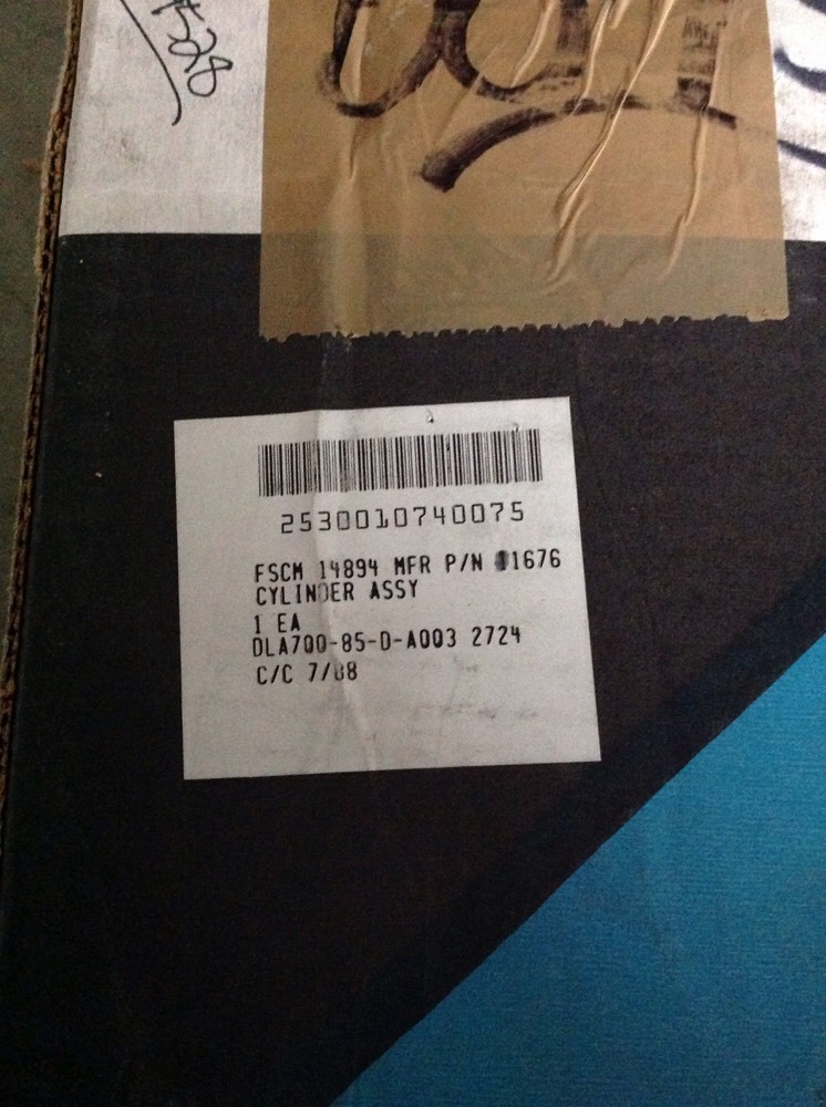 Allied Brake Master Cylinder, Ford F150 P/N 1676, alt. P/N D7TZ2140B