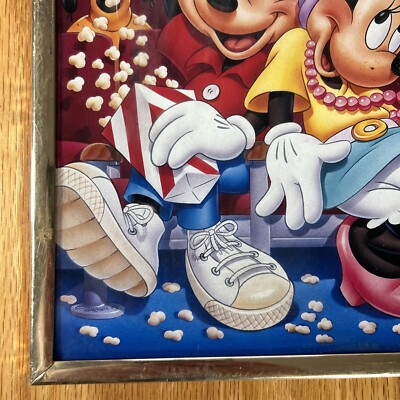 Vintage Walt Disney Mickey Mouse At The Movies Picture Vintage Walt Disney Mickey Mouse At The Movies Picture