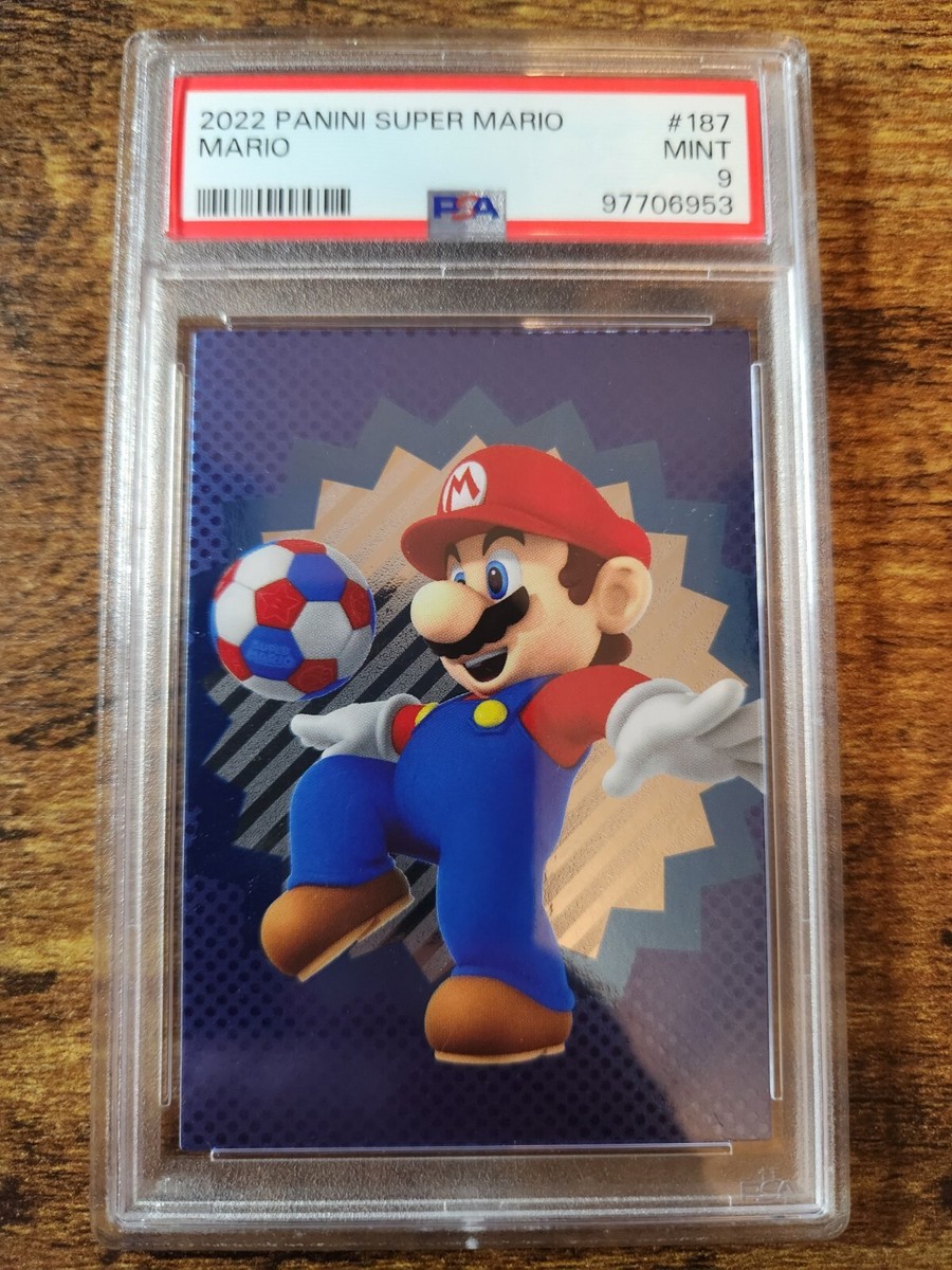 2022 Panini Super Mario Brothers Mario Sport Soccer PSA 9 Mint