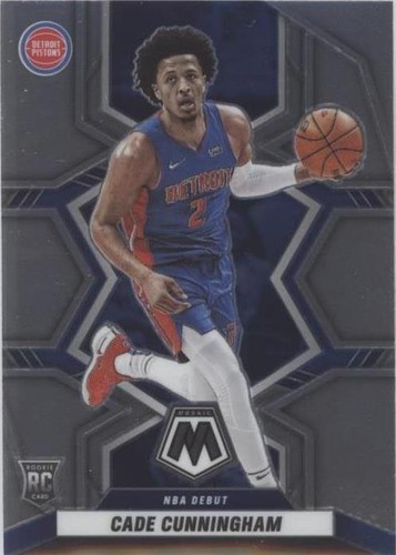 2021-22 Panini Mosaic #261 NBA Debut - Cade Cunningham RC | eBay