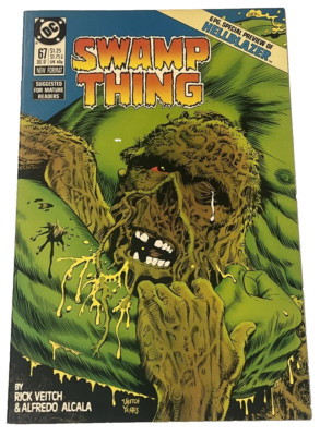 Saga Of The Swamp Thing #67 DC Comics 1987 Hellblazer Preview John Constantine