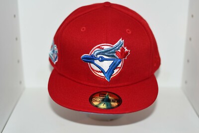 TORONTO BLUE JAYS 20th ANNIVERSARY NEW ERA FITTED HAT - Sz 7 1/2