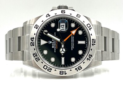 Rolex Explorer II 42mm Black Dial Stainless Steel Bracelet 226570