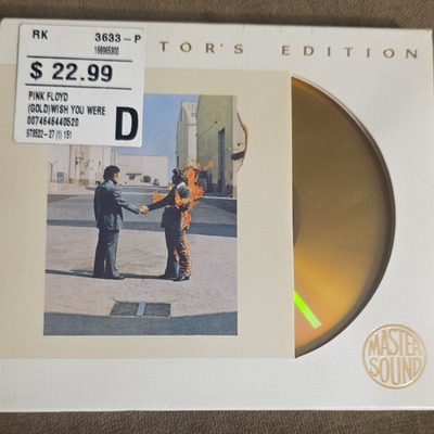 (未開封 GOLD CD) Pink Floyd『Wish You Were～』 Pink Floyd Wish You Were Here Collector's Edition 24k Gold CD