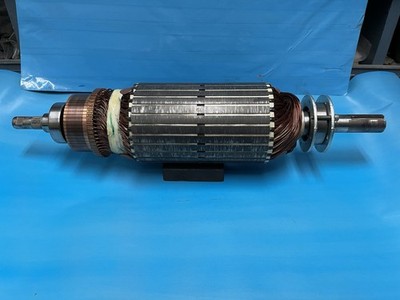 Electric Motor Art Copper Wire Wound Rotor.  Lots If Copper-and Steel,Over 20lbs