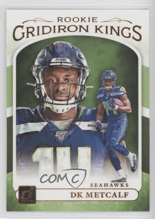 2019 Panini Donruss Rookie Gridiron Kings DK Metcalf #RGK-12 RC 17f8