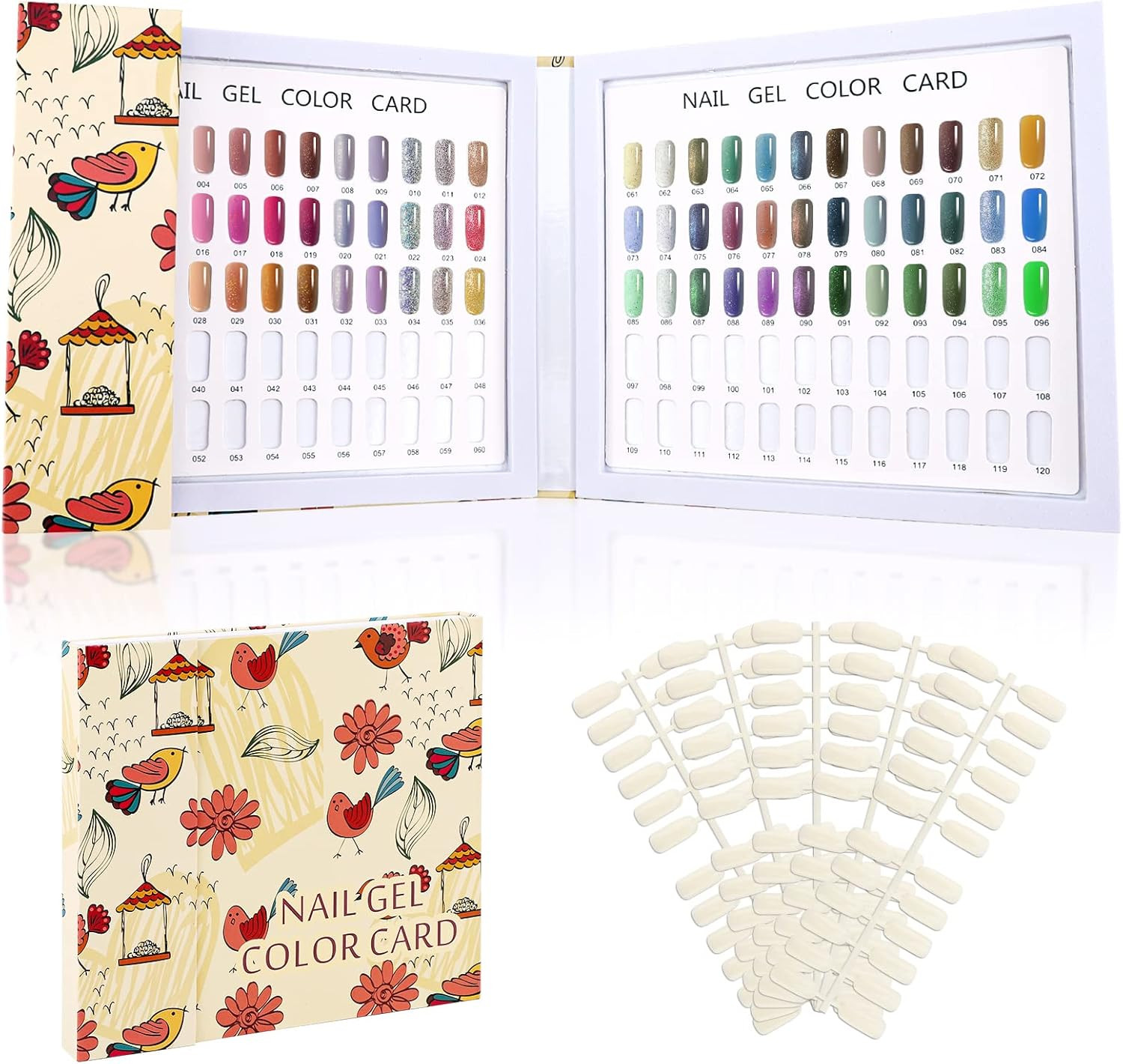 Campionario Unghie 120 Colori Libro Display | Tips Nail Art incluse