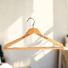 Vintage Hotel Sahara Wooden Coat Hanger Las Vegas NV