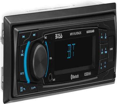 BOSS Audio Systems 625UAB Single DIN Bluetooth Car Stereo, AUX Input, USB