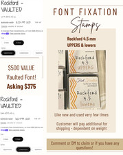 Font Fixation Rockford 4.5 mm UPPER and lower