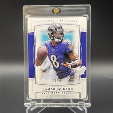 2019 Panini National Treasures - Lamar Jackson #20/50