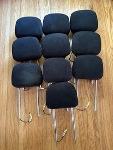 2010-2020 Grand Caravan Town Country Active Head Rest Headrest Black CLOTH OEM