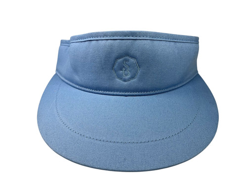 SOLBARI Light-Blue SUMMER GOLF VISOR Course Beach Sun Hike Gym Hat Adjustable