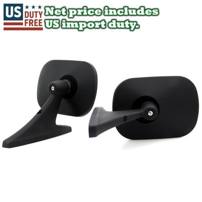 CHEVROLET CORVETTE STINGRAY 1963 - 1982 BLACK DOOR MIRROR  ( 2pcs )