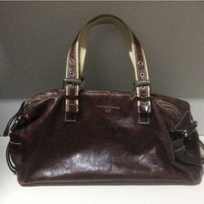 Borsa a mano FRANCESCO BIASIA Boston in pelle con dust bag USATA dal Giappone