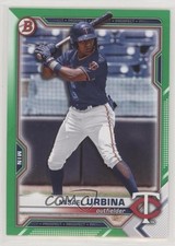 2021 Bowman Draft Green 46/99 Misael Urbina #BD-68 2y0