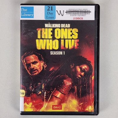 The Walking Dead The Ones Who Live Season 1 DVD AMC 2 Disc Zombie Horror Rental