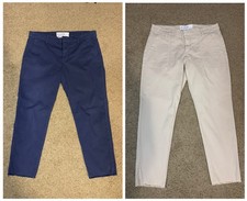 FRANK  EILEEN Wicklow Blackrock Chino Pants Raw Hem Lot Of 2 Casual Preppy 10