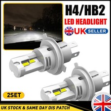 AUXITO 4PCS H4 50W 30000LM LED Headlight Bulbs Conversion Kit Xenon 6500K White