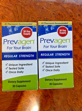 LOT OF 2 - Prevagen Regular Strength - 30 Capsules  60 capsules 