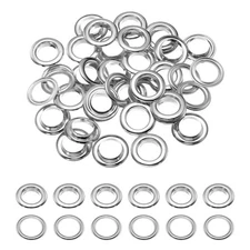 30Set 13/16"(20mm) Grommets Eyelets with Washers for Shoes, DIY Project (Silver)
