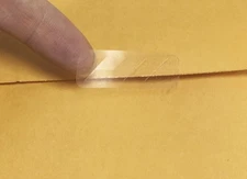 InStockLabels Ultra-Clear Seal Stickers, 500 Tamper Resistant Labels, Adhesiv...