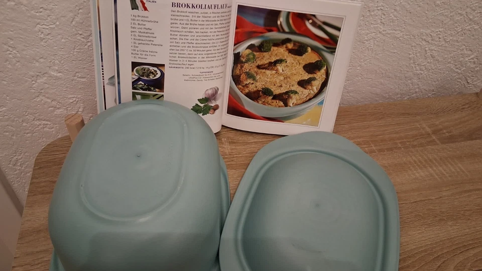 Tupperware Ultra Plus 3,0L oval Kasserolle Bräter Backform +Deckel+Kochbuch Top! - Bild 4 von 4