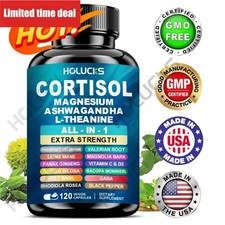 Corti-Soothe Cortisol Supplement with Magnesium Ashwagandha L-Theanine Stress