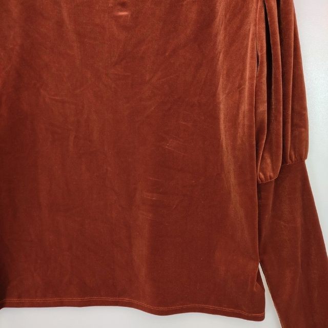 AMERI OVER GATHER SLEEVE TOP Velour top Blouse sh… - image 6