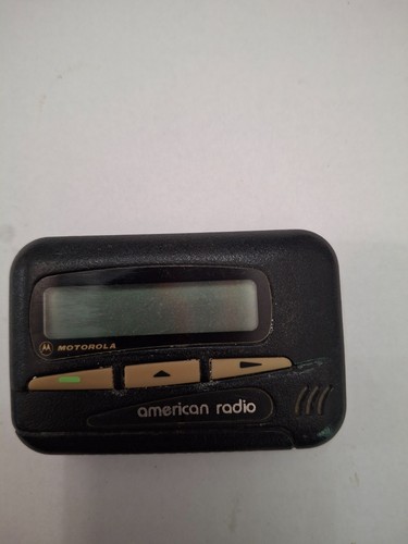 Vintage Motorola AirTouch Pager Black Beeper W/Clip Tested Working.