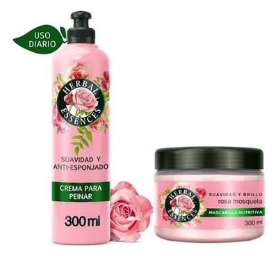 Paquete De Mascarilla Y Crema De Peinar Herbal Essences