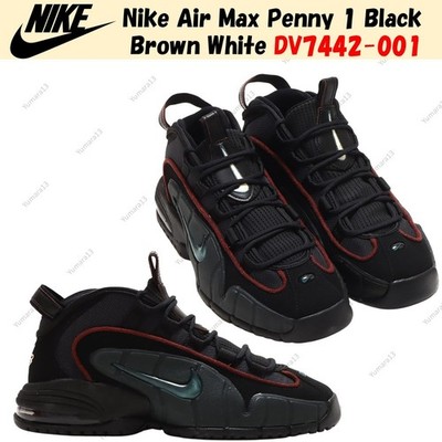 Nike Air Max Penny 1 Black Brown White DV7442-001 Men's Size