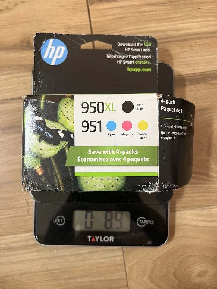 Dos juegos de tinta HP 950XL/951 Combo C2P01FN negra magenta amarilla cian Foto 3 de 4