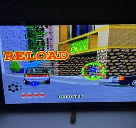 Virtua Cop 2 Sega Saturn 1996 w/Registration Card Tested Working