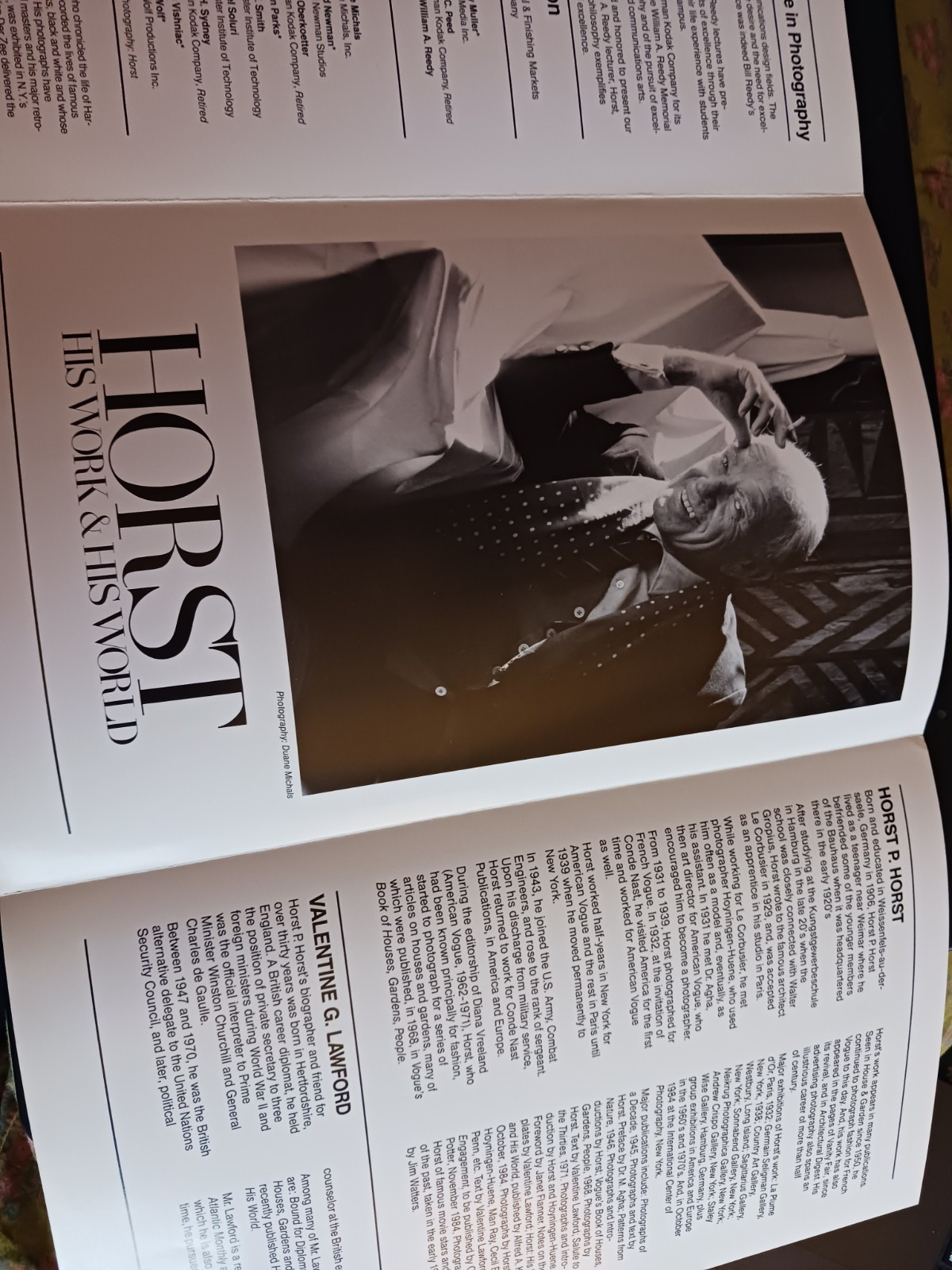 Horst His Work and His World 1984 photography art catalogue brochure Rochester