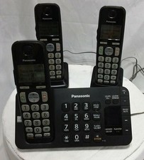 Panasonic KX-TGE645M DECT6.0 5-Handset Cordless Phone System Fully Tested