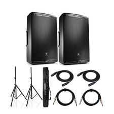 JBL EON715 15-Inch Two-Way Sound Reinforcement System 2-Pack Bundle