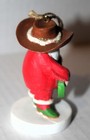 GRAND OLE OPRY Country Rock COWBOY SANTA playing Guitar 4" XMAS ORNAMENT — photo 2