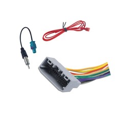 3 PCS Car Radio Stereo Wiring Harness Kit, 6.49" Audio DVD Modification Power...