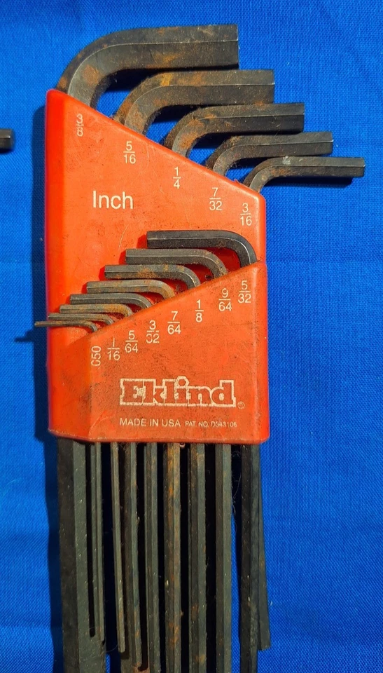 2 sets EKLIND L shaped hex key set 13 piece SAE and 9 piece metric - Image 3 of 4