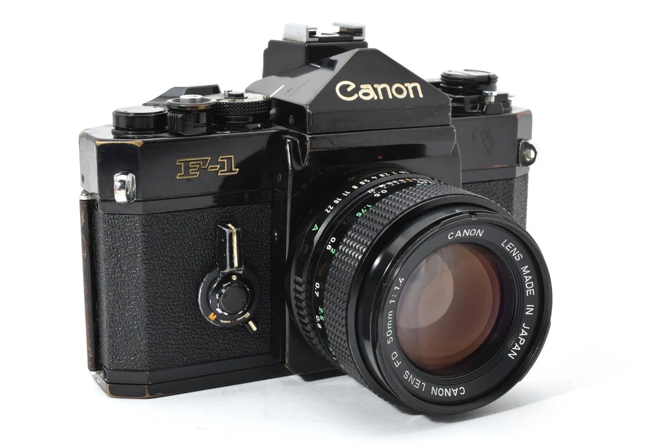 🎦 [Exc+5] Canon F-1 Late Model 35mm SLR Film Camera New FD NFD 50mm F/1.4 JAPAN - Image 4 of 4