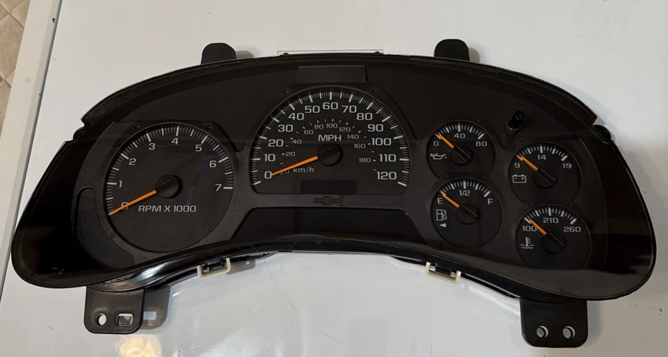 Оригинальный спидометр приборная панель датчики для Chevrolet Trailblazer XL Envoy 02–06 годов выпуска - Изображение 2 из 4