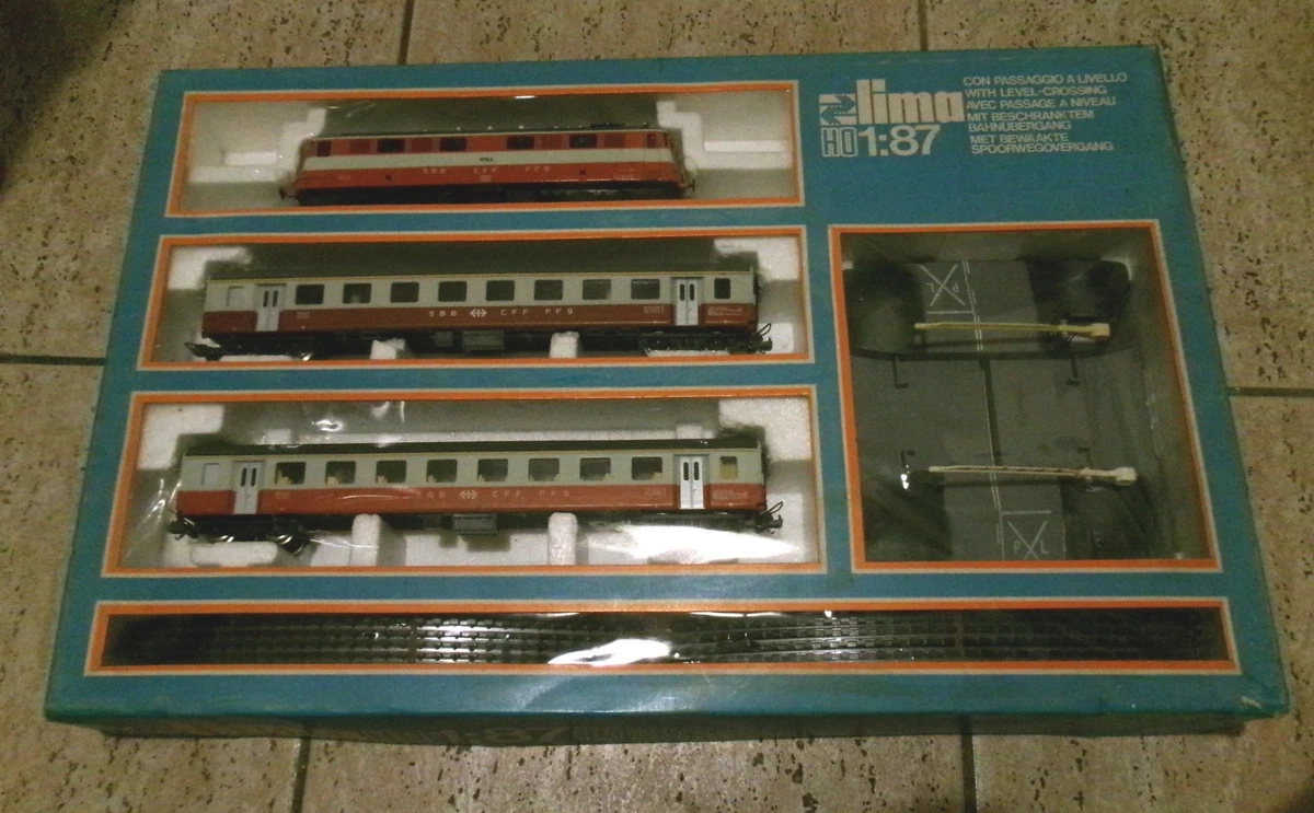 Train électrique Lima HO époque 70 - Confezione Security Block - Fonctionne